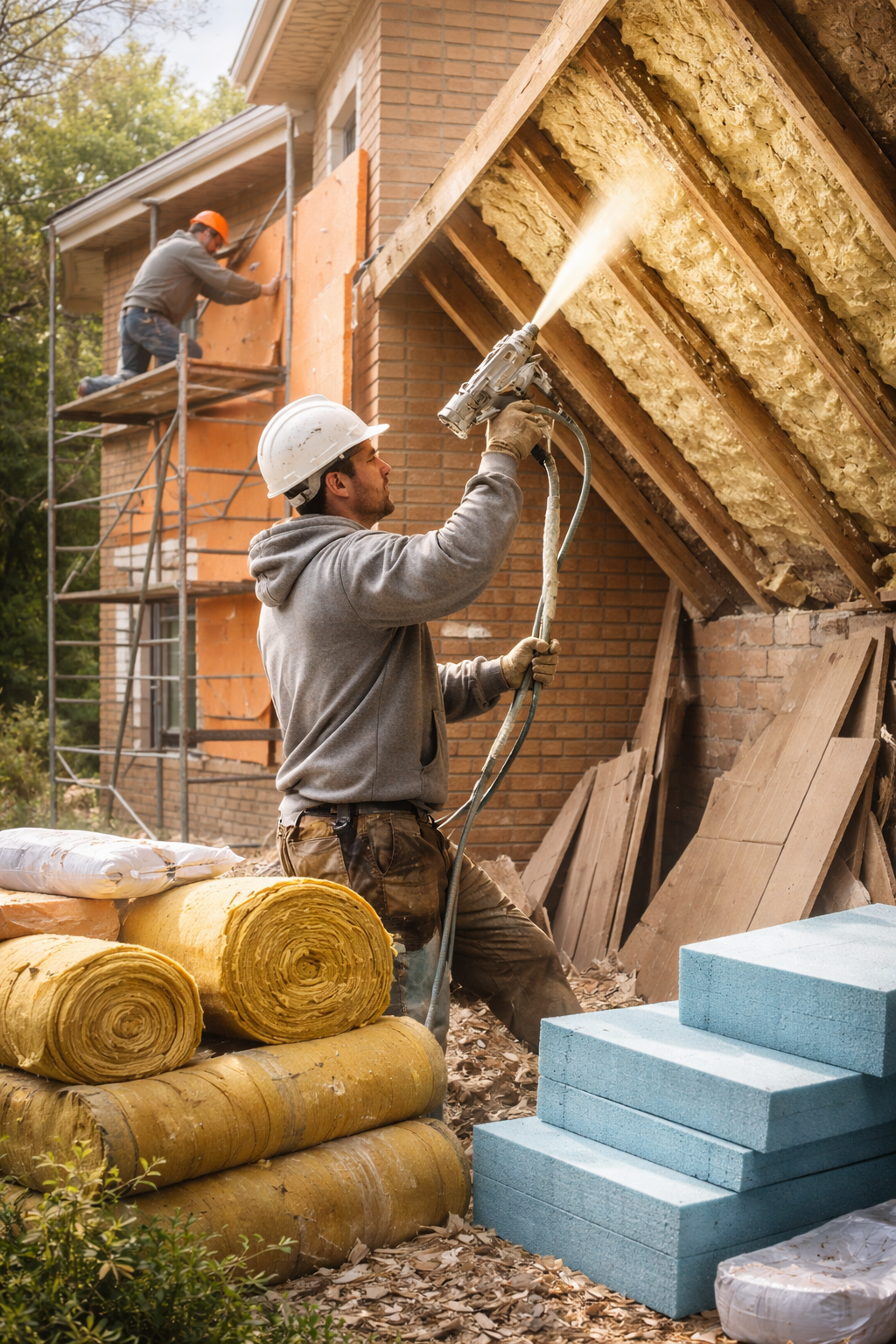 Утепление домов в Морозовске под ключ от 4312 руб/м2 | Профессионально — ТепломастерМрз